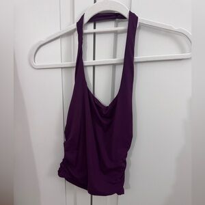 Burgundy Halter Top